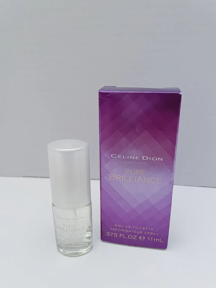 Pure Brilliance Perfume by Celine Dion Eau De Toilette Spray 0.375 Oz Women 11ml