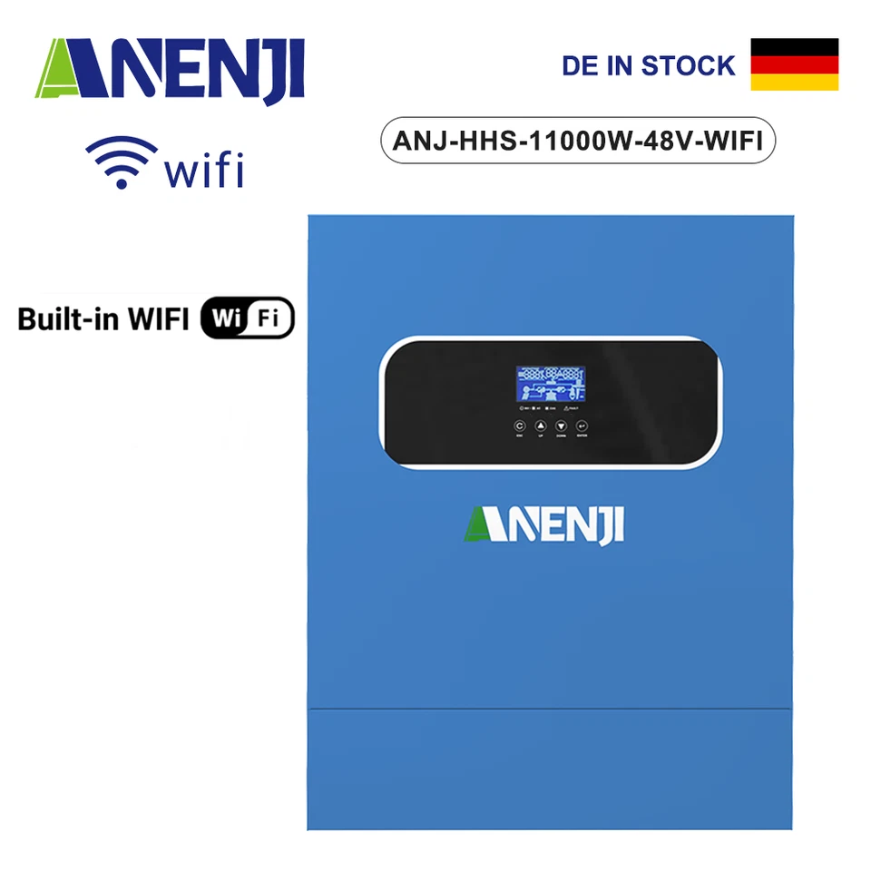 6200W/11000W Ibrido Solare Inverter Off Grid MPPT 60A/12V 100A/24V 120A/48V WIFI - Image 1 of 1