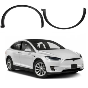 Fit For Tesla Model X 16-21 Front Right & Left Fender Wheel Flare Molding Trims - Picture 1 of 10