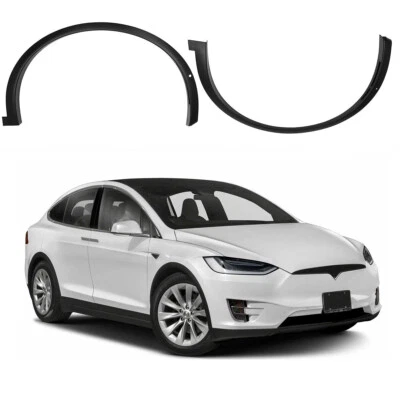 Fit For Tesla Model X 16-21 Front Right & Left Fender Wheel Flare Molding Trims - Image 1 of 4
