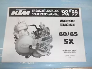 1998-1999 KTM 60/65 SX Engine Parts Manual 320461 - Picture 1 of 7