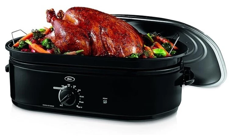 Horno tostador Oster CKSTRS18-BSB-W de 18 cuartos de galón con tapa auto-bastante, negro Foto 1 de 4