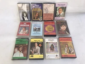 Vintage music Cassette Tapes X 12 various artist neil diamond - Picture 1 of 10