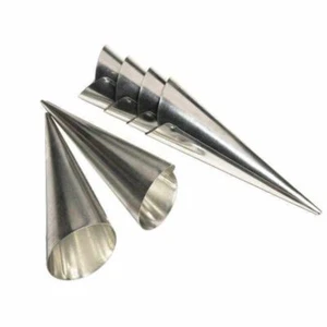 Fox Run Lady Lock Stainless Steel Cream Horn Molds, Set of 6 - Picture 1 of 2