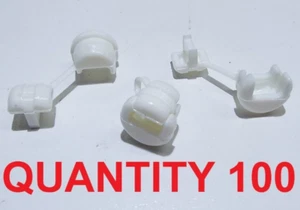 QTY100 1/2" STRAIN RELIEF SR 4K-4 HEYCO 1118 FLAT CORD GRIP WHITE NYLON GROMMET - Picture 1 of 17