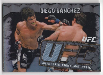 2010 Topps UFC Main Event DIEGO SANCHEZ #FMR-DS Authentic Mat Fight Relic - Image 1 of 2