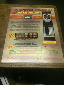 Merit SCORPION STINGER '94 UNEQUALED Dart Flyer- good used original - Picture 1 of 1