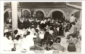 HAVANA CUBA SAN SOUCI RESTAURANT GARDEN VINTAGE REAL PHOTO POSTCARD - Picture 1 of 2