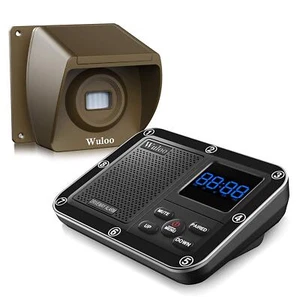 Wuloo Wireless Driveway Alarms System Motion Sensor Detector 1/3 Mile Long Range - Picture 1 of 7