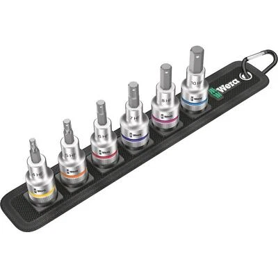 Wera 05003996001 Belt C 2 Zyklop In-Hex-Plus Bit Socket Set With Holding, 1/2 In - Image 1 of 4
