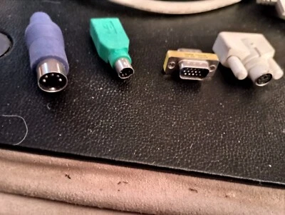 NEW Lot Vintage Computer Adapters USB Female to PS/2 Gender Changers - Image 1 of 3