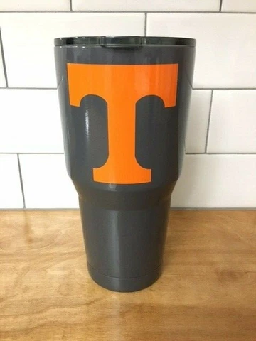 Tennessee Volunteers Ozark Trail 20 oz & 30 oz Tumbler in Stainless White Gray Cover