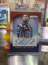 2016 Panini Prizm Red White Blue Darrell "Bubba" Wallace Jr RC AUTO 28/99 RARE