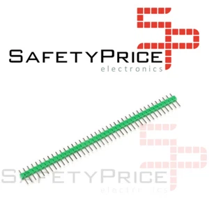 5x TIRA PINES MACHO simple 1x40 VERDE pines row male soldar Arduino 40 pines - Imagen 1 de 1