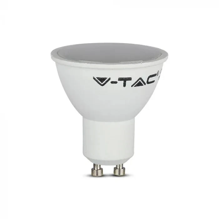 V-Tac SKU-1685 5W GU10 LED Lamp Bulbs Spotlight Warm White (2700k) Non-Dim - Image 1 of 4