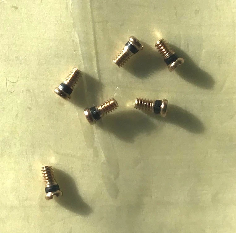 RAY BAN 3648 KIT ORIGINAL TORNILLOS ORO - Imagen 1 de 1