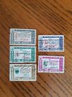 Vintage 4&#162; Postage Stamps American Credo Series Set of 5 1960-61