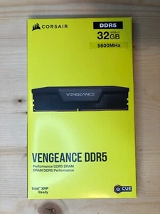 CORSAIR (SAMSUNG ICs) VENGEANCE DDR5 RAM 32GB (2x16GB) 5600MHz CL36 Intel XMP - Foto 1 di 3