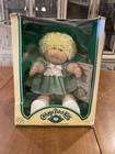 1985 Cabbage Patch Kids Nib Blonde Hair Green Dress (Minny Christina) Made In Hk