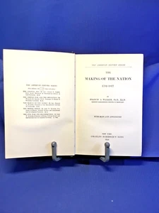 The Making Of The Nation 1783-1817 by Francis A. Walker 1898 Hardcover 2nd Ed. - Picture 1 of 13