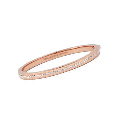 Brazalete Kate Spade Anillo It Up Pave Bisagras O0RU2241 Oro Rosa Pulsera Joyería NUEVO Foto 1 de 4