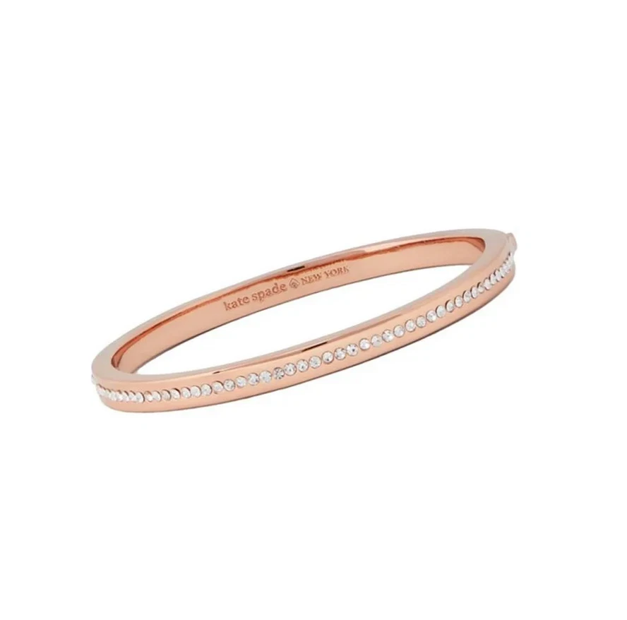 Brazalete Kate Spade Anillo It Up Pave Bisagras O0RU2241 Oro Rosa Pulsera Joyería NUEVO Foto 1 de 4