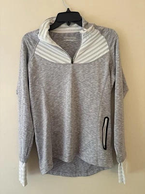 Pulôver Avalanche cinza quarto de zíper manga longa feminino médio - Imagem 1 de 4