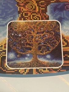 Nachthimmel Lebensbaum Diamond Art Club Diamond Painting All Inclusive Quadrat - Bild 1 von 7