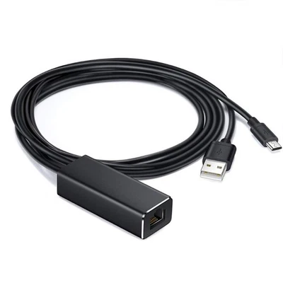 USB 2.0+USB 5pin to Ethernet Adapter 10/100Mbps Converter for TV Accessory - Image 1 of 4