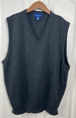 Vintage TownCraft  Sweater Vest Size XL Grandpa Academia 80’s 90’s Professor - Image 1 of 4