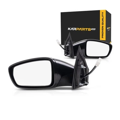 Par de espejos retrovisores pintables térmicos para Hyundai Sonata 2011-2014 pasajero y conductor Foto 1 de 4