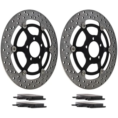 NICHE Front Brake Rotor Pad Kit for Kawasaki Ninja ZX6 43082-1142 Semi Metallic - Image 1 of 4