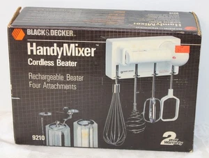 Black And Decker Vintage Handy Mixer Cordless Beater #9210 In Sealed Box - Picture 1 of 6