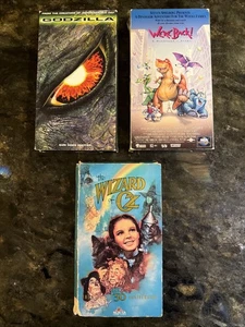 Wizard of Oz Godzilla We’re Back - 3 VHS Slip Sleeve - Bild 1 von 3