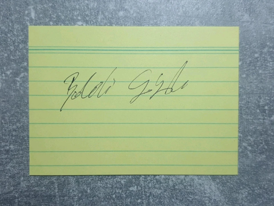 KK m.Orig.AG Gaspar Boldiszar UNG Kanu 3.WM 89 - C1 1000m Rarität! - Bild 1 von 1