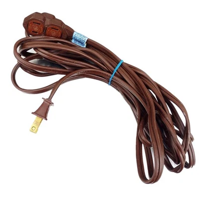 Vtg Extension Cord 15 ft 3-Tap General Electric BU-3821 Polarized 13A–125V–1650W - Image 1 of 4