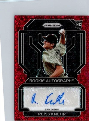 2022 Prizm Baseball REISS KNEHR Rookie Autographs /35 Red donut  #RA-RK Padres - Image 1 of 2