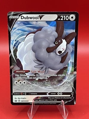 Dubwool V SWSH049 SWSH: Sword & Shield Promo Cards Holo - Image 1 of 2