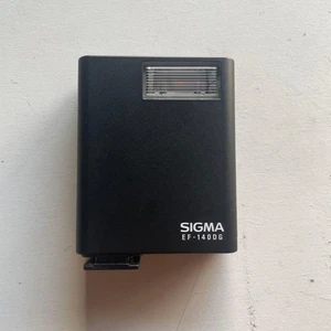 SIGMA ELECTRONIC FLASH EF-140 DG Guide number 14 for Sigma Black used - Picture 1 of 4