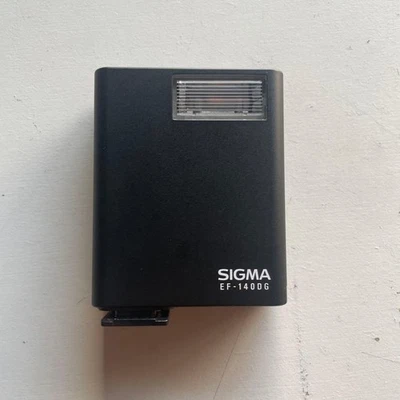 SIGMA ELECTRONIC FLASH EF-140 DG Guide number 14 for Sigma Black used - Image 1 of 4