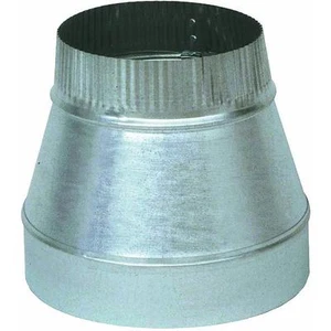 (1)-Galvanized 8" Dia to 6 " Dia X 6" Long 24 Ga Stove Pipe Reducer GV1351 - Photo 1 sur 1