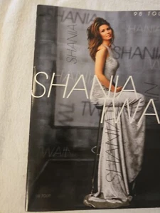 Raro libro de gira programa de conciertos de Shania Twain Come On Over 1998 - 1999 - Imagen 1 de 19