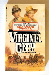 Stagecoach Station #5 Virginia City Paperback book Mitchum Western 0553231448 - Imagen 1 de 7