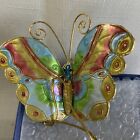 * BEAUTIFUL BUTTERFLY* Cloisonne  * NEW in BOX *