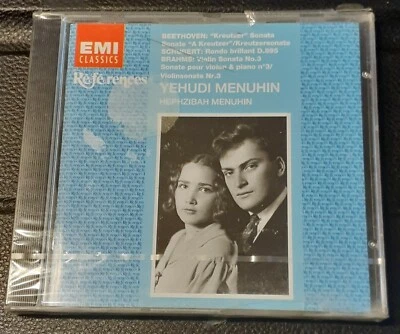 Beethoven Schubert Brahms Violin Sonata MENUHIN EMI SEALED*case crack  - Image 1 of 4