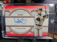 2022 Definitive Legendary Autograph Collection Ichiro Suzuki Red 1/1 🔥 Rare