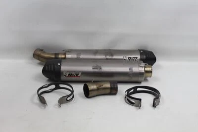 Ducati 848 EVO Corse 1198 1098 MIVV Slipon latas de escape silenciadores tubos DAÑOS Foto 1 de 4