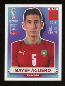 2022 Fifa World Cup Panini Sticker Qatar NAYEF AGUERD Morocco MAR5 - Picture 1 of 1