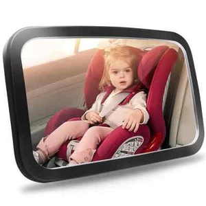 Baby Car Mirror Shatterproof Safely Monitor Infant Child in Rear Facing Seat Cra - Picture 1 of 14
