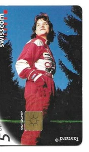 RARE / CARTE TELEPHONIQUE : FEMME PILOTE RALLYE CHAMPIONNE AUTO PHONECARD SUISSE - Bild 1 von 2